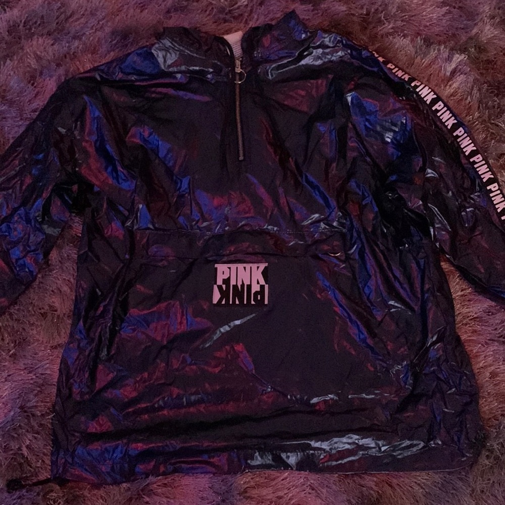 Pink Victoria secret rain jacket